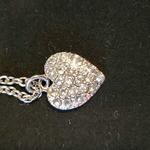 Flase Dimond Heart necklace